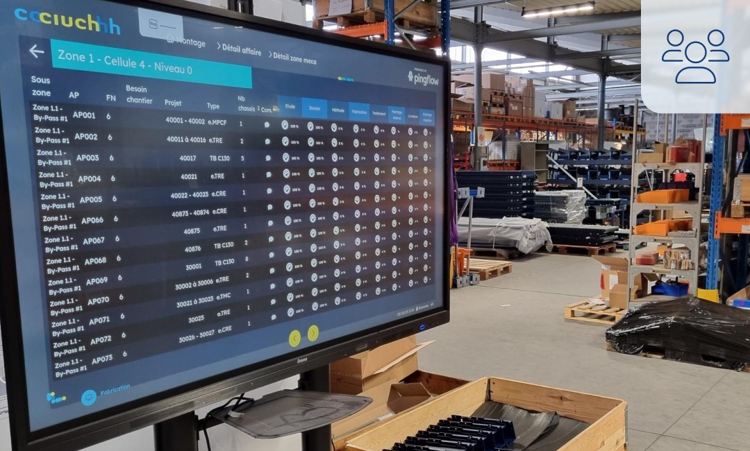 Ciuch digitalizes (and optimizes) its production monitoring thanks to digital visual management