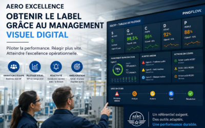 Comment obtenir le label Aero Excellence grĂące au management visuel digital
